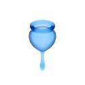 Satisfyer Feel Good Menstrual Cup Set Dark Blue