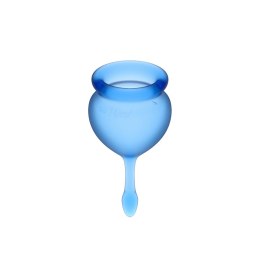 Satisfyer Feel Good Menstrual Cup Set Dark Blue