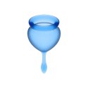 Satisfyer Feel Good Menstrual Cup Set Dark Blue