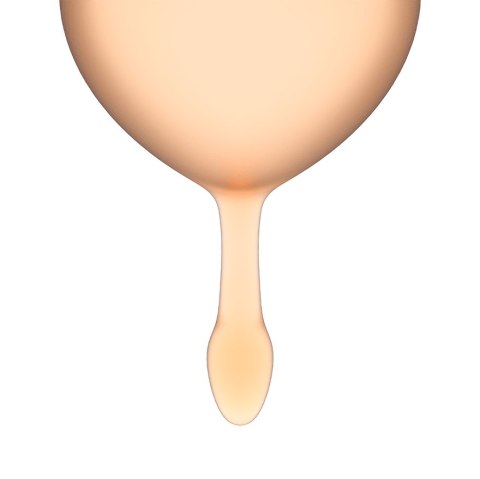 Zestaw 2 kubeczków menstruacyjnych – Satisfyer Feel Good (pomarańczowy) Zestaw 2 kubeczków menstruacyjnych – Satisfyer Feel Good (pomarańczowy)