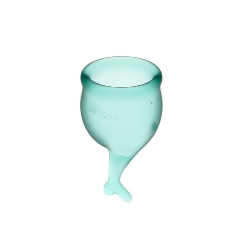 Zestaw 2 kubeczków menstruacyjnych – Satisfyer Feel Secure (ciemnozielony) Zestaw 2 kubeczków menstruacyjnych – Satisfyer Feel Secure (ciemnozielony)