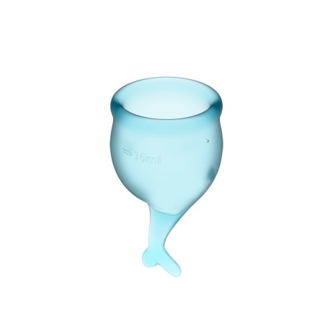 Zestaw 2 kubeczków menstruacyjnych – Satisfyer Feel Secure (jasnoniebieski) Zestaw 2 kubeczków menstruacyjnych – Satisfyer Feel Secure (jasnoniebieski)