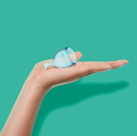 Zestaw 2 kubeczków menstruacyjnych – Satisfyer Feel Secure (jasnoniebieski) Zestaw 2 kubeczków menstruacyjnych – Satisfyer Feel Secure (jasnoniebieski)