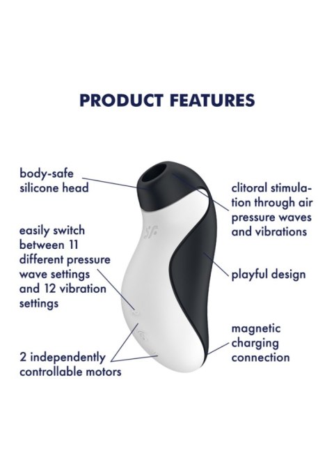 Stymulator ssący do łechtaczki – Satisfyer Orca Stymulator ssący do łechtaczki – Satisfyer Orca