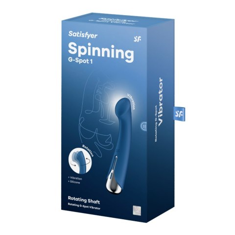 Satisfyer Spinning G-Spot 1 – obracający się wibrator punktu G (niebieski) Satisfyer Spinning G-Spot 1 – obracający się wibrator punktu G (niebieski)