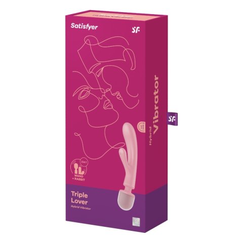 Satisfyer Triple Lover – wibrator 3-silnikowy (różowy) Satisfyer Triple Lover – wibrator 3-silnikowy (różowy)