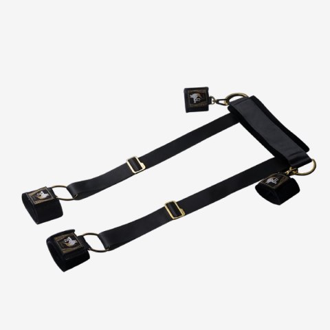 Poręczna uprząż z kajdankami na dłonie i nogi – Upko Bondage Sling with Cuffs Poręczna uprząż z kajdankami na dłonie i nogi – Upko Bondage Sling with Cuffs