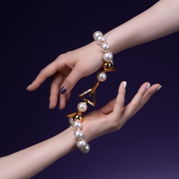 Bransoletka-kajdanki perłowe – Upko Moist Eyes Pearl Bracelet