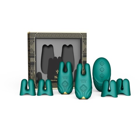Wibrujące klamry na sutki – Zalo Nave Turquoise Green Wibrujące klamry na sutki – Zalo Nave Turquoise Green
