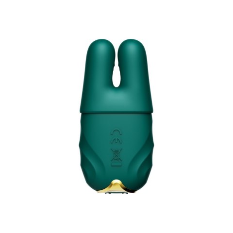 Wibrujące klamry na sutki – Zalo Nave Turquoise Green Wibrujące klamry na sutki – Zalo Nave Turquoise Green