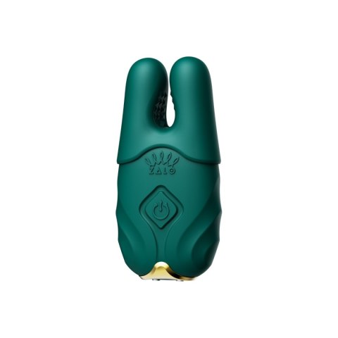Wibrujące klamry na sutki – Zalo Nave Turquoise Green Wibrujące klamry na sutki – Zalo Nave Turquoise Green
