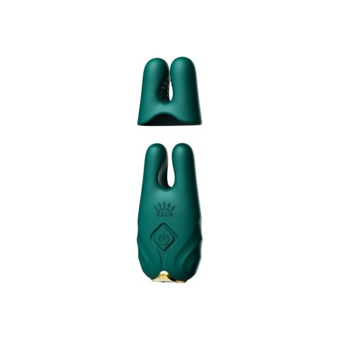 Wibrujące klamry na sutki – Zalo Nave Turquoise Green Wibrujące klamry na sutki – Zalo Nave Turquoise Green