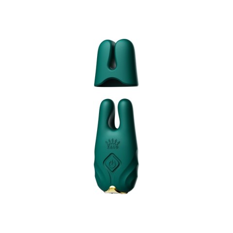 Wibrujące klamry na sutki – Zalo Nave Turquoise Green Wibrujące klamry na sutki – Zalo Nave Turquoise Green