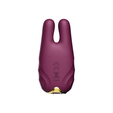 Wibrujące klamry na sutki – Zalo Nave Velvet Purple Wibrujące klamry na sutki – Zalo Nave Velvet Purple
