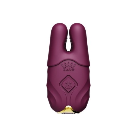 Wibrujące klamry na sutki – Zalo Nave Velvet Purple Wibrujące klamry na sutki – Zalo Nave Velvet Purple