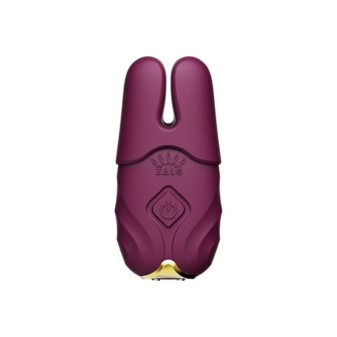 Wibrujące klamry na sutki – Zalo Nave Velvet Purple Wibrujące klamry na sutki – Zalo Nave Velvet Purple