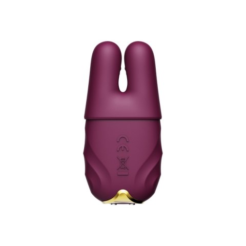 Wibrujące klamry na sutki – Zalo Nave Velvet Purple Wibrujące klamry na sutki – Zalo Nave Velvet Purple