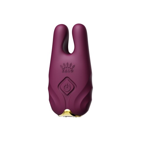Wibrujące klamry na sutki – Zalo Nave Velvet Purple Wibrujące klamry na sutki – Zalo Nave Velvet Purple