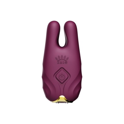 Wibrujące klamry na sutki – Zalo Nave Velvet Purple Wibrujące klamry na sutki – Zalo Nave Velvet Purple