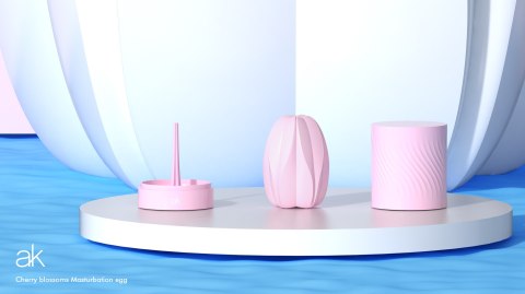 After Kiss Masturbator Egg Brush - Cherry Blossom After Kiss Masturbator Egg Brush - Cherry Blossom