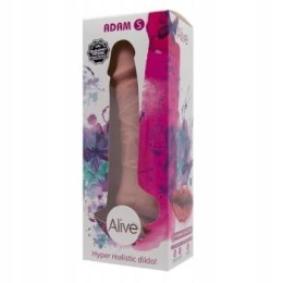 Silikonowe Dildo Alive 18cm Adam S Silexpan Flesh