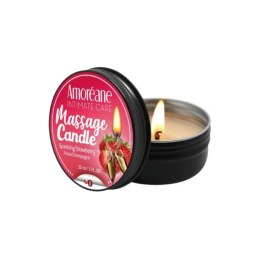 Świeca do Masażu Amoreane Sparkling Strawberry 30ml