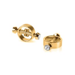Zaciski na Sutki Gold Magnetic Clamps | Fetish Fantasy