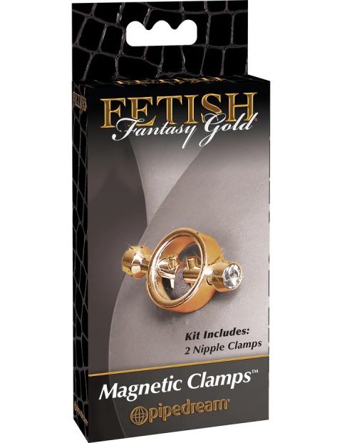 Zaciski na Sutki Gold Magnetic Clamps | Fetish Fantasy Zaciski na Sutki Gold Magnetic Clamps | Fetish Fantasy