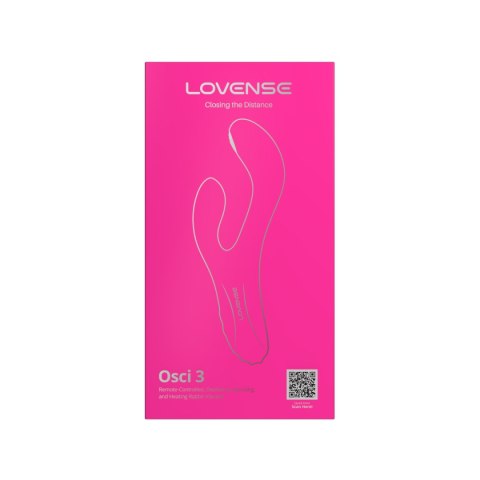 Lovense Osci 3 - wibrator króliczek z aplikacją, masaż punktu G i łechtaczki Lovense Osci 3 - wibrator króliczek z aplikacją, masaż punktu G i łechtaczki