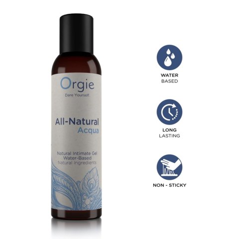 ORGIE All Natural Acqua – żel lubrykujący (150 ml) ORGIE All Natural Acqua – żel lubrykujący (150 ml)