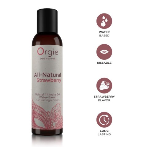 ORGIE All Natural Strawberry – żel lubrykujący (150 ml) ORGIE All Natural Strawberry – żel lubrykujący (150 ml)