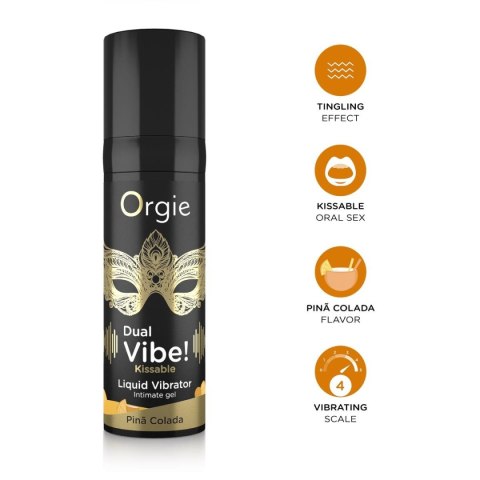 ORGIE Dual Vibe Pina Colada – żel wibrujący (15 ml) ORGIE Dual Vibe Pina Colada – żel wibrujący (15 ml)