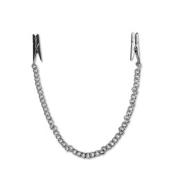 Pipedream Fetish Nipple Chain – srebrne klipsy na sutki