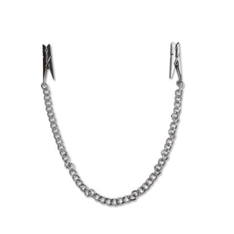 Pipedream Fetish Nipple Chain – srebrne klipsy na sutki Pipedream Fetish Nipple Chain – srebrne klipsy na sutki