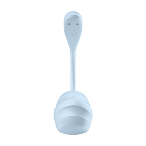 Satisfyer Smooth Petal z Aplikacją – wibrator dla par | jasnoniebieski Satisfyer Smooth Petal z Aplikacją – wibrator dla par | jasnoniebieski