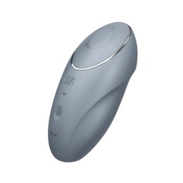 Satisfyer Tap & Climax 1 – wibrator pulsacyjny | niebieskoszary