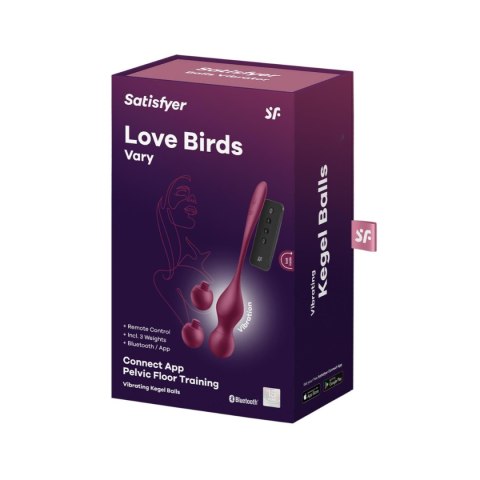 Wibrujące Kulki Gejszy Satisfyer Love Birds Vary z Aplikacją Wibrujące Kulki Gejszy Satisfyer Love Birds Vary z Aplikacją
