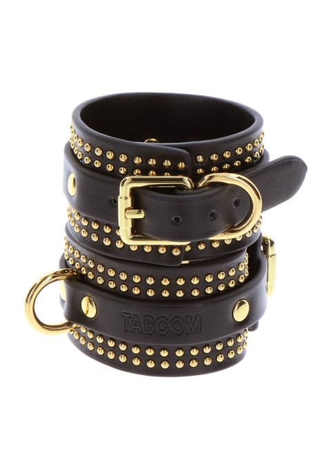 Kajdanki na nadgarstki Taboom Vogue Studded Wrist Cuffs Set Kajdanki na nadgarstki Taboom Vogue Studded Wrist Cuffs Set