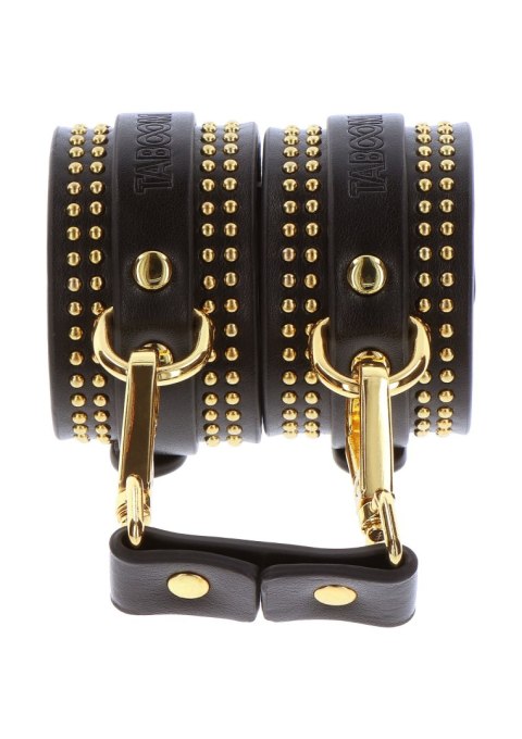 Kajdanki na nadgarstki Taboom Vogue Studded Wrist Cuffs Set Kajdanki na nadgarstki Taboom Vogue Studded Wrist Cuffs Set