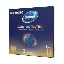 Unimil Contact Ultra – ultrasmukłe prezerwatywy (3 szt.)