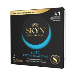Unimil SKYN Elite Extra Nawilżenie – nawilżone prezerwatywy (3 szt.)