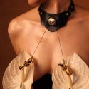 Upko Obroża z Klamrami na Sutki | Soft BDSM