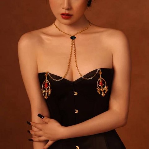 Zaciski na Sutki Upko Pulling Chain Nipple Clamps Zaciski na Sutki Upko Pulling Chain Nipple Clamps