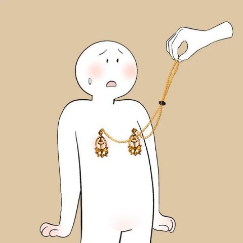 Zaciski na Sutki Upko Pulling Chain Nipple Clamps Zaciski na Sutki Upko Pulling Chain Nipple Clamps
