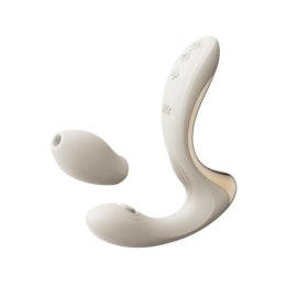 ZALO Talis – wibrator 2w1 do stymulacji (biały)