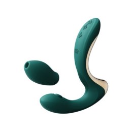 ZALO Talis – wibrator 2w1 do stymulacji (turkusowy)