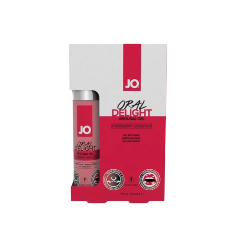 Żel Oral Delight Truskawkowy 30ml - Efekt Podniecający Żel Oral Delight Truskawkowy 30ml - Efekt Podniecający