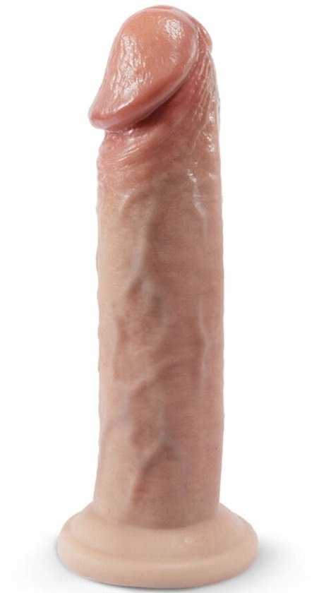 Dildo 19 cm Premium Real Skin Model 2 Flesh Silexd Dildo 19 cm Premium Real Skin Model 2 Flesh Silexd