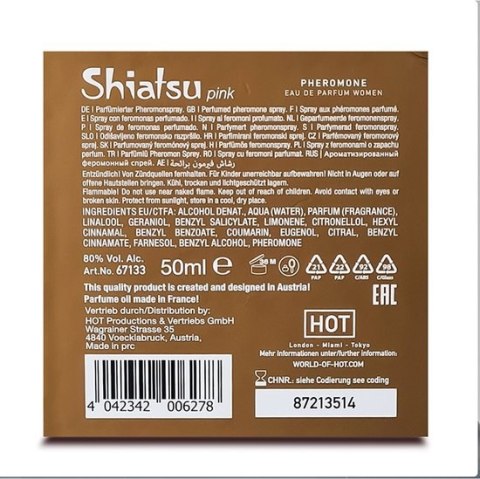 Feromony dla kobiet Pheromon Fragrance Woman Pink 15ml Shiatsu