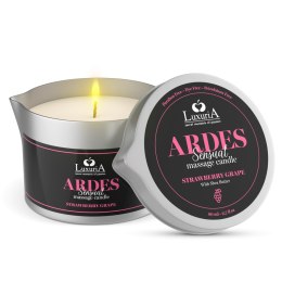 Świeca do Masażu IntimateLine Luxuria Ardes Truskawka 80ml